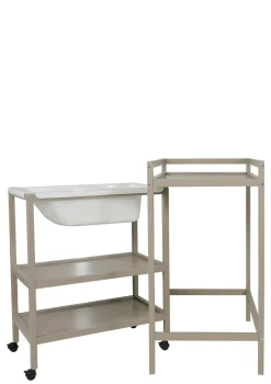 Wickel- und Badestation 'Basic' stone