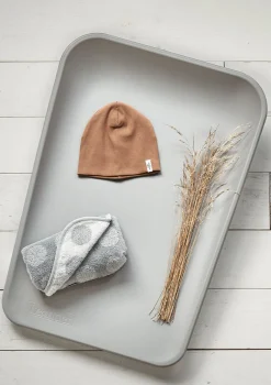 Wickelauflage 'Matty' Pearl Grey