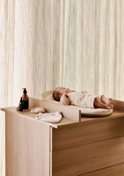 Wickelaufsatz für Kommode 'Ashi' Honey Ash