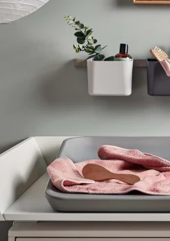 (Wickel-)Kommode 'Luna' Weiß / Eiche