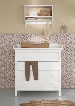 Wickelkommode 'Seaside' 4 Schubladen weiß