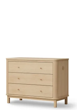 (Wickel-)Kommode 'Wood' 3 Schubladen Eiche