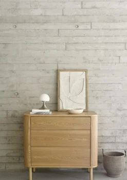 (Wickel-)Kommode 'Yume' mit Schubladen Natural Ash