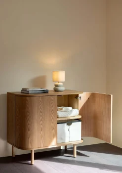 (Wickel-)Kommode 'Yume' mit Türen Natural Ash