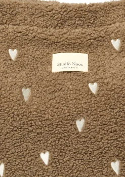 Wickeltasche 'Teddy Diaper Bag' Brown Hearts