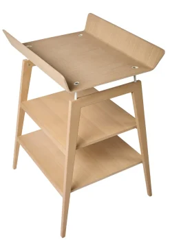 Wickeltisch mit Schaumstoffpolster 'Linea' Eiche