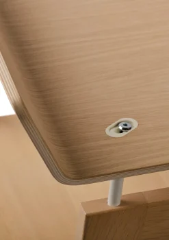 Wickeltisch mit Schaumstoffpolster 'Linea' Eiche