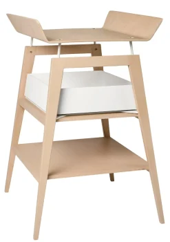 Wickeltisch mit Schaumstoffpolster 'Linea' Buche