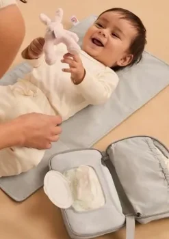 Wickelunterlage hellgrau