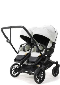 Zwillings-Kinderwagen-Set 'Double SENTO FLAT+' Urban Pearl