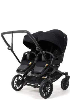 Zwillings-Kinderwagen-Set 'Double SENTO FLAT+' Urban Black
