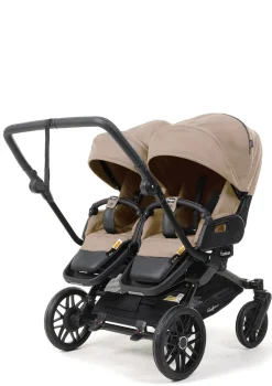 Zwillings-Kinderwagen-Set 'Double SENTO FLAT+' Urban Dune