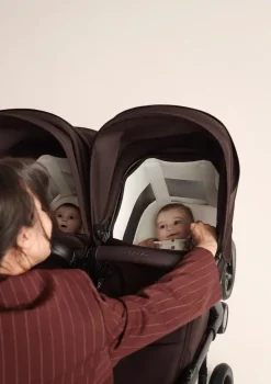 Zwillingswagen-Set 'Donkey 6 Twin' Cocoa Brown